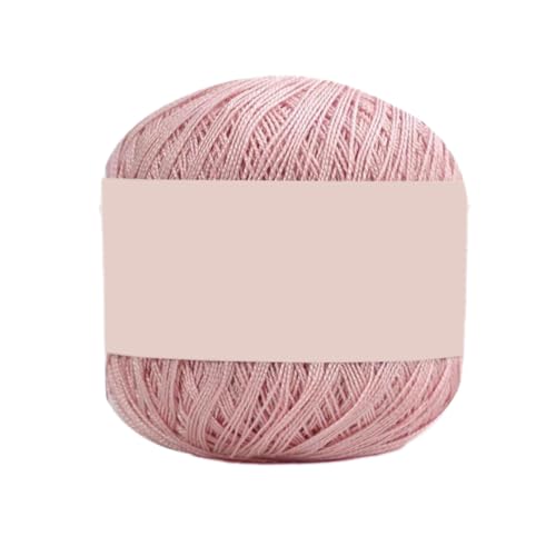 Blausky 1x60g Dünner Baumwollfade,NäHmaschinengarn Nähfaden Garn Stickgarn aus Baumwolle NäHgarn Allzweckgarn Sewing Thread Baumwollgarn zum Basteln für Hand- und Maschinennähen,Hautrosa von Blausky