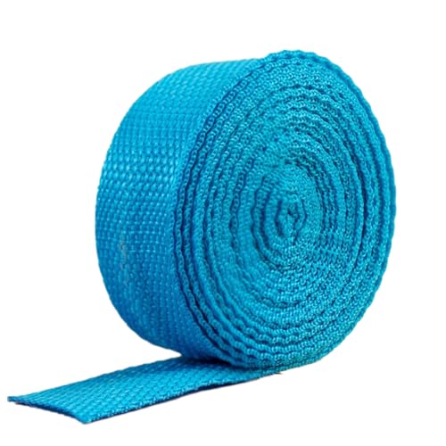 Blausky 2.5cm x 10m Polypropylene Gurtband,Nylon Gurtband,Dekoband Schleifenband Breit Gurtbänder Bänder Stoffgurt für DIY-Herstellung Gepäckgurt,Handtaschen Haustierhalsband Rucksack,Marineblau von Blausky