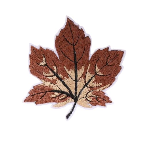 Blausky 20 Stück Aufnäher zum Aufnähen oder Aufbügeln,Ahornblätter Patches Bestickte Applikationen Bügelflicken Gestickte Reparatur Patch für Jacken Jeans Rucksäcke Kleid 7,9x7,5cm,Kaffee Blausky 20 Stück Aufnäher zum Aufnähen oder Aufbügeln,Ahornblätter Patches Bestickte Applikationen Bügelflicken Gestickte Reparatur Patch für Jacken Jeans Rucksäcke Kleid 7,9x7,5cm,Kaffee von Blausky