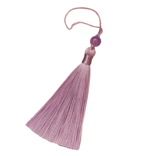 Blausky 30 Stück 15cm Seide Quaste,Weiche Bunte Quasten Handgemachte Quaste zum Basteln Quastenanhänger mit Glasperlen für DIY Schmuckherstellung Lesezeichen Ohrringe Wohnkultur,Hellviolett Blausky 30 Stück 15cm Seide Quaste,Weiche Bunte Quasten Handgemachte Quaste zum Basteln Quastenanhänger mit Glasperlen für DIY Schmuckherstellung Lesezeichen Ohrringe Wohnkultur,Hellviolett von Blausky