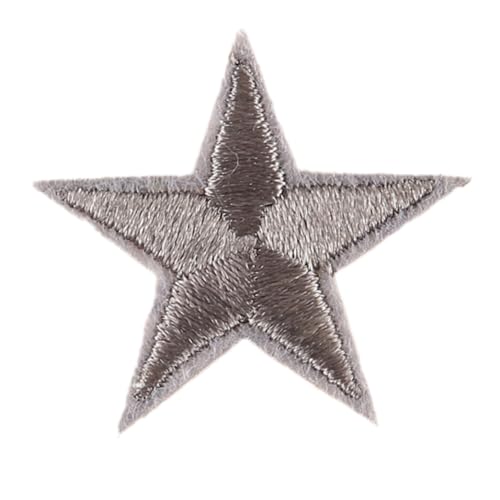 Blausky 33 Stück Aufnäher zum Aufnähen oder Aufbügeln,3x3cm Stern Bügelbilder Stickerei Patches Applikation Bügelflicken DIY-Zubehör für Kleidung Kleid Jacken Hut Jeans Rucksäcke,Hellgrau Blausky 33 Stück Aufnäher zum Aufnähen oder Aufbügeln,3x3cm Stern Bügelbilder Stickerei Patches Applikation Bügelflicken DIY-Zubehör für Kleidung Kleid Jacken Hut Jeans Rucksäcke,Hellgrau von Blausky