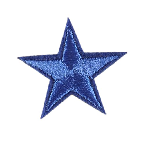 Blausky 33 Stück Aufnäher zum Aufnähen oder Aufbügeln,3x3cm Stern Bügelbilder Stickerei Patches Applikation Bügelflicken DIY-Zubehör für Kleidung Kleid Jacken Hut Jeans Rucksäcke,Königsblau Blausky 33 Stück Aufnäher zum Aufnähen oder Aufbügeln,3x3cm Stern Bügelbilder Stickerei Patches Applikation Bügelflicken DIY-Zubehör für Kleidung Kleid Jacken Hut Jeans Rucksäcke,Königsblau von Blausky