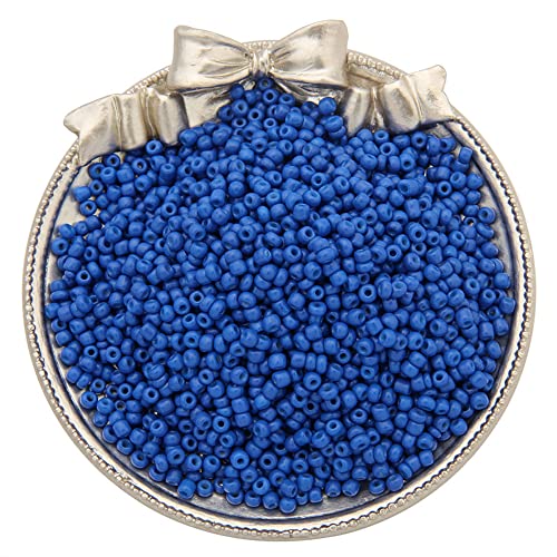 Blausky 4000 Stück 2mm Glasperlen,Pony Perlen Glas Rocailles Perlen Reisperlen Mini Rund Perlen Seed Beads Bastelperlen Spacer Perlen für Halsketten Armbänder Schmuckherstellung,Blau Blausky 4000 Stück 2mm Glasperlen,Pony Perlen Glas Rocailles Perlen Reisperlen Mini Rund Perlen Seed Beads Bastelperlen Spacer Perlen für Halsketten Armbänder Schmuckherstellung,Blau von Blausky
