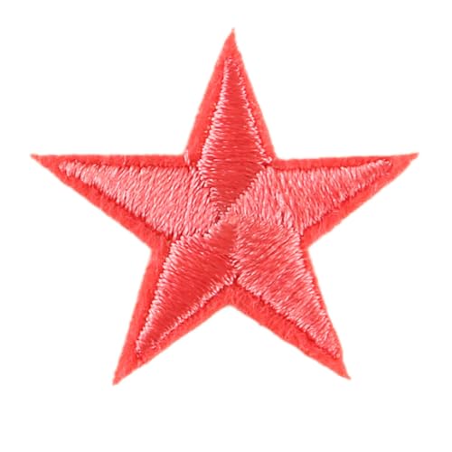 Blausky 66 Stück Aufnäher zum Aufnähen oder Aufbügeln,3x3cm Stern Bügelbilder Stickerei Patches Applikation Bügelflicken DIY-Zubehör für Kleidung Kleid Jacken Hut Jeans Rucksäcke,Wassermelonenrot Blausky 66 Stück Aufnäher zum Aufnähen oder Aufbügeln,3x3cm Stern Bügelbilder Stickerei Patches Applikation Bügelflicken DIY-Zubehör für Kleidung Kleid Jacken Hut Jeans Rucksäcke,Wassermelonenrot von Blausky