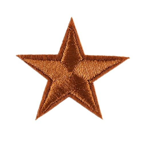 Blausky 66 Stück Aufnäher zum Aufnähen oder Aufbügeln,3x3cm Stern Bügelbilder Stickerei Patches Applikation Bügelflicken DIY-Zubehör für Kleidung Kleid Jacken Hut Jeans Rucksäcke,Braun Blausky 66 Stück Aufnäher zum Aufnähen oder Aufbügeln,3x3cm Stern Bügelbilder Stickerei Patches Applikation Bügelflicken DIY-Zubehör für Kleidung Kleid Jacken Hut Jeans Rucksäcke,Braun von Blausky