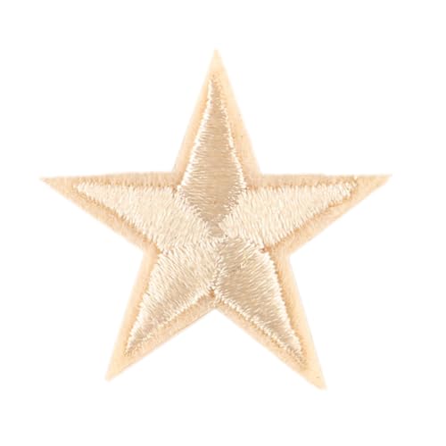Blausky 66 Stück Aufnäher zum Aufnähen oder Aufbügeln,3x3cm Stern Bügelbilder Stickerei Patches Applikation Bügelflicken DIY-Zubehör für Kleidung Kleid Jacken Hut Jeans Rucksäcke,Creme Blausky 66 Stück Aufnäher zum Aufnähen oder Aufbügeln,3x3cm Stern Bügelbilder Stickerei Patches Applikation Bügelflicken DIY-Zubehör für Kleidung Kleid Jacken Hut Jeans Rucksäcke,Creme von Blausky