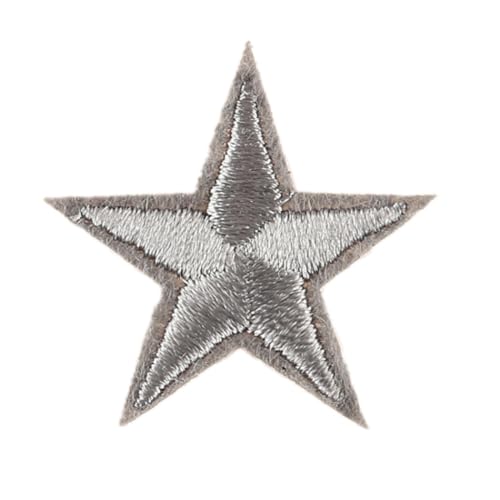Blausky 66 Stück Aufnäher zum Aufnähen oder Aufbügeln,3x3cm Stern Bügelbilder Stickerei Patches Applikation Bügelflicken DIY-Zubehör für Kleidung Kleid Jacken Hut Jeans Rucksäcke,Dunkelgrau Blausky 66 Stück Aufnäher zum Aufnähen oder Aufbügeln,3x3cm Stern Bügelbilder Stickerei Patches Applikation Bügelflicken DIY-Zubehör für Kleidung Kleid Jacken Hut Jeans Rucksäcke,Dunkelgrau von Blausky