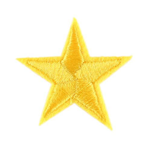 Blausky 66 Stück Aufnäher zum Aufnähen oder Aufbügeln,3x3cm Stern Bügelbilder Stickerei Patches Applikation Bügelflicken DIY-Zubehör für Kleidung Kleid Jacken Hut Jeans Rucksäcke,Gelb Blausky 66 Stück Aufnäher zum Aufnähen oder Aufbügeln,3x3cm Stern Bügelbilder Stickerei Patches Applikation Bügelflicken DIY-Zubehör für Kleidung Kleid Jacken Hut Jeans Rucksäcke,Gelb von Blausky