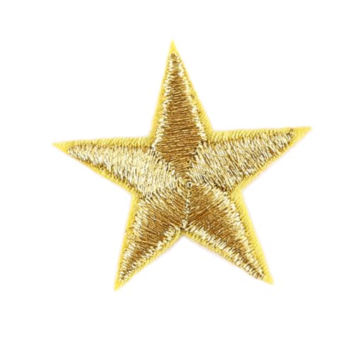 Blausky 66 Stück Aufnäher zum Aufnähen oder Aufbügeln,3x3cm Stern Bügelbilder Stickerei Patches Applikation Bügelflicken DIY-Zubehör für Kleidung Kleid Jacken Hut Jeans Rucksäcke,Gold Blausky 66 Stück Aufnäher zum Aufnähen oder Aufbügeln,3x3cm Stern Bügelbilder Stickerei Patches Applikation Bügelflicken DIY-Zubehör für Kleidung Kleid Jacken Hut Jeans Rucksäcke,Gold von Blausky