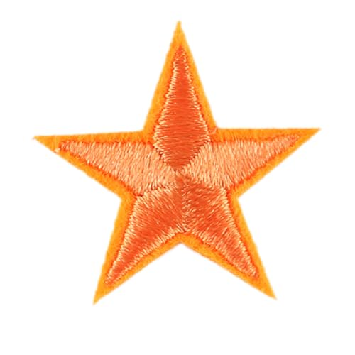 Blausky 66 Stück Aufnäher zum Aufnähen oder Aufbügeln,3x3cm Stern Bügelbilder Stickerei Patches Applikation Bügelflicken DIY-Zubehör für Kleidung Kleid Jacken Hut Jeans Rucksäcke,Orange Blausky 66 Stück Aufnäher zum Aufnähen oder Aufbügeln,3x3cm Stern Bügelbilder Stickerei Patches Applikation Bügelflicken DIY-Zubehör für Kleidung Kleid Jacken Hut Jeans Rucksäcke,Orange von Blausky