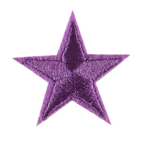 Blausky 99 Stück Aufnäher zum Aufnähen oder Aufbügeln,3x3cm Stern Bügelbilder Stickerei Patches Applikation Bügelflicken DIY-Zubehör für Kleidung Kleid Jacken Hut Jeans Rucksäcke,Dunkelviolett Blausky 99 Stück Aufnäher zum Aufnähen oder Aufbügeln,3x3cm Stern Bügelbilder Stickerei Patches Applikation Bügelflicken DIY-Zubehör für Kleidung Kleid Jacken Hut Jeans Rucksäcke,Dunkelviolett von Blausky