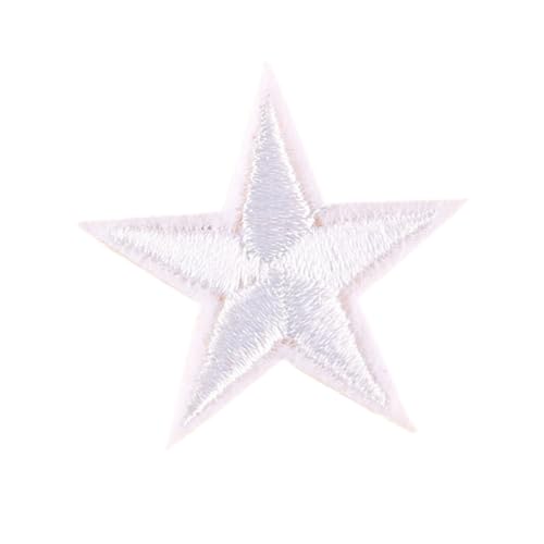 Blausky 99 Stück Aufnäher zum Aufnähen oder Aufbügeln,3x3cm Stern Bügelbilder Stickerei Patches Applikation Bügelflicken DIY-Zubehör für Kleidung Kleid Jacken Hut Jeans Rucksäcke,Weiß Blausky 99 Stück Aufnäher zum Aufnähen oder Aufbügeln,3x3cm Stern Bügelbilder Stickerei Patches Applikation Bügelflicken DIY-Zubehör für Kleidung Kleid Jacken Hut Jeans Rucksäcke,Weiß von Blausky
