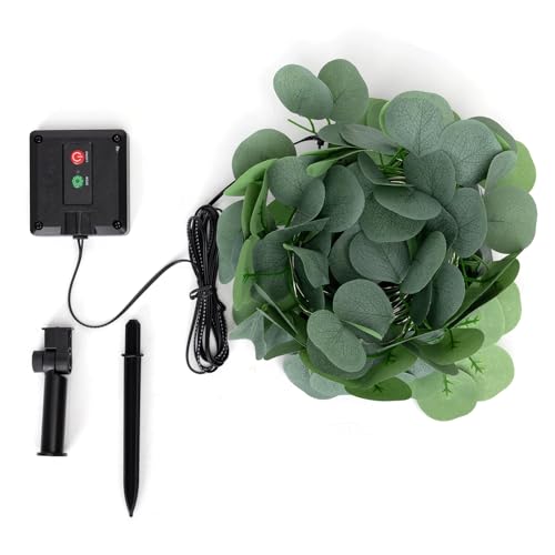 Blendend Simulierte Solarpflanzen, Linie, Eukalyptus-Blatt, 2 m + 5 m, 50 LEDs von Blendend