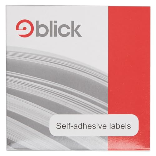 Blick Dispenser Label 12x18mm White Pack of 2000 RS007159 von Blick