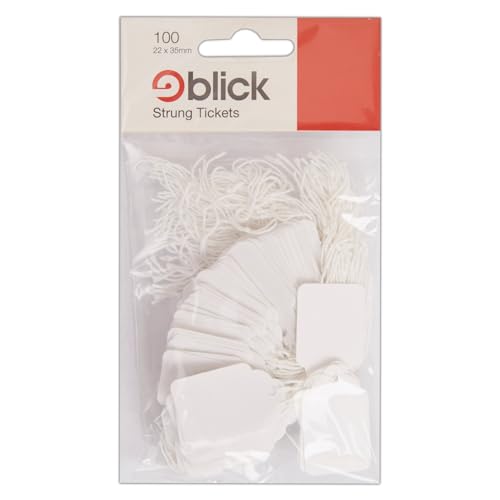 Blick Hanging Tickets - Packung mit 200-22mm x 35mm von Blick