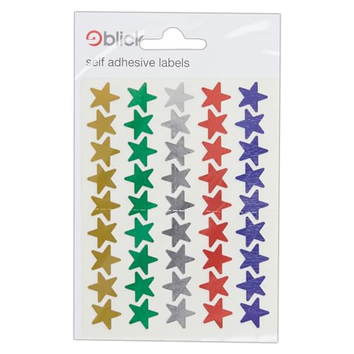 Blick Metallic Stars 14mm (90er Pack) - Sortiert von Blick