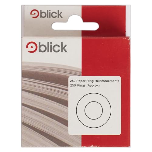 Blick RS222156 Verstärkungsringe aus Papier, pro Spenderbox, 250 Stück von Blick