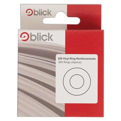 Blick RS222354 Verstärkungsringe aus Vinyl, pro Spenderbox, 250 Stück von Blick