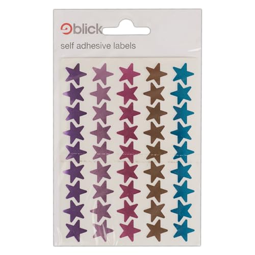 Blick assorted Metallic Fashion Color Star Aufkleber (90 Aufkleber) von Blick