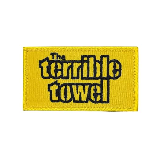 Steelers The Terrible Towel Morale Patch: Funny Military Morale Patches Cute Meme Patch Mello Patch - Hook and Loop - Embroidered Emblem Fastener for Tactical Backpack Bag Murph Vests Jean Hat Helmet von Blimark