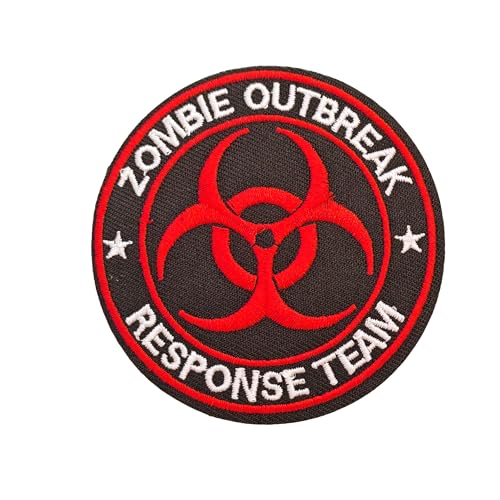 Zombie Outbreak Response Team Patch: Lustige Militärmorale Patches Cute Meme Patch Mello Patch - Hook and Loop - Embroidered Emblem Fastener for Tactical Backpack Bags Murph Vests Jeans Hats Helme von Blimark