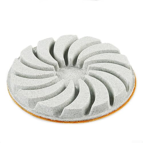 10,2 cm, 100 mm, 3-stufiges Betonboden-Polierpad, Nass-Trocken-Polierpads, Schleifen, Hochleistungs-Polieren, 10,2 cm, Nass-/Trocken-Polierpads für Beton, Stein (Körnung 2) von BlissfulAbode