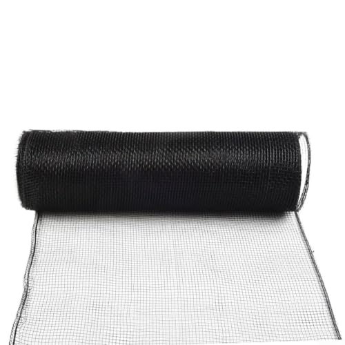 Mehrzweck-Deko-Mesh-Band, Rolle mit 9,1 m, ideal für Schleifen und Heimdekor, Handwerk, Schwarz von BlissfulAbode