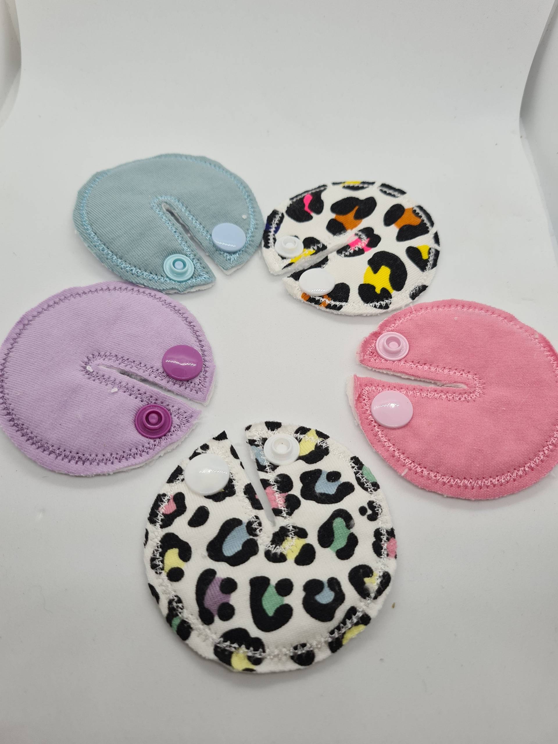 Gtube-Pack Mit Leopardenmuster - Gastrostomieabdeckungen Ernährungssonde Spc-Katheter Sondenpolster Button Buddies von BlossomandBest