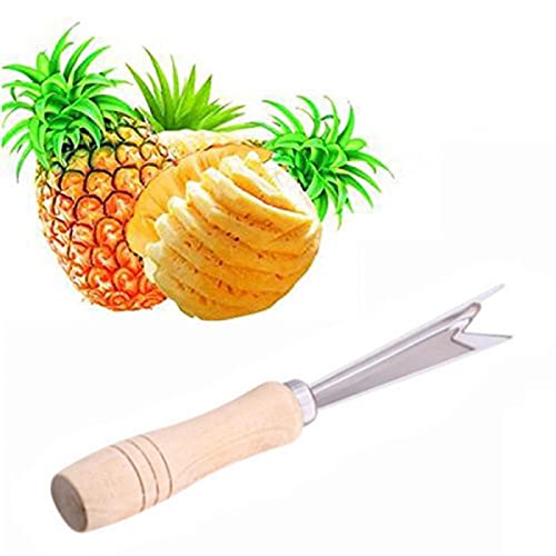 Bluelover V Form Edelstahl Ananas Make-up-Entferner Augen Schäler von Honfitat