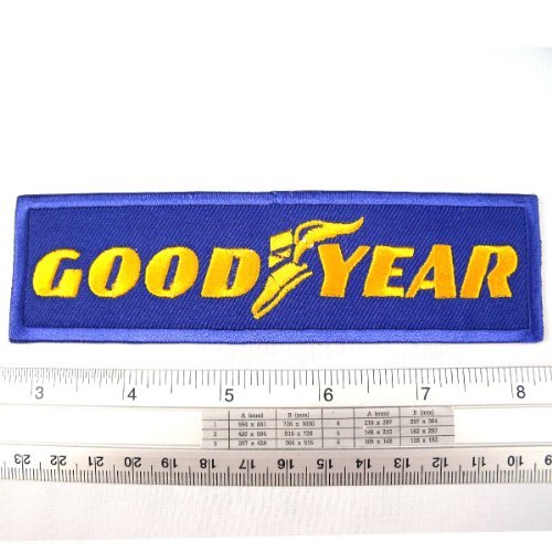 Goodyear Tyre Aufnäher zum Aufnähen / Aufnähen auf Kleidung, Jacke, Jeans, Mütze, T-Shirt und so weiter von Bluemoony