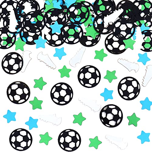 200 PCS Fußball Konfetti Geburtstag Party Dekorationen für Jungen Tischdekoration Konfetti Baby Dusche Boy Geburtstag Dekorationen Thema Party Dekorationen von Blumomon