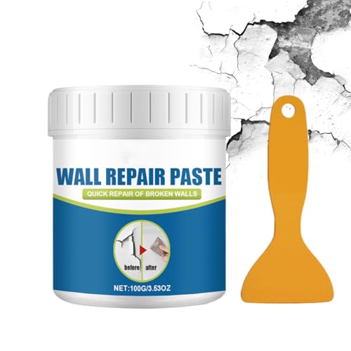 Drywall Patch Repair Kit, White Repair Plaster, Wall Spackle Repair Paste, Drywall Patch Kit, Wall Restoration Paste, Quick Dry Spackle With Scraper for Wall Repair von Bmdjdq