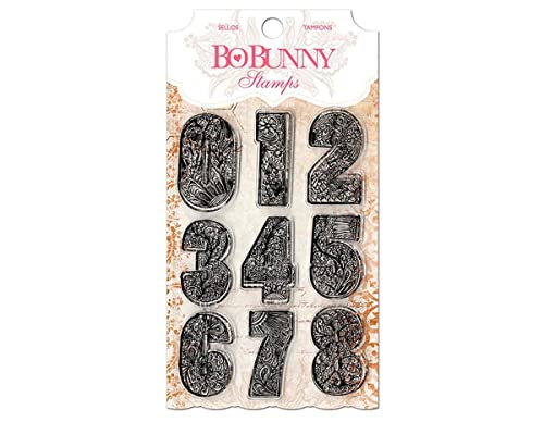 Bo Bunny 10105030 Countdown-Stempel, 10,2 x 15,2 cm, hellgrau von American Crafts