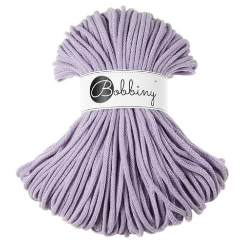 Bobbiny 5 mm Lavendel-Seil, 100 % Baumwolle, 100 m von Bobbiny