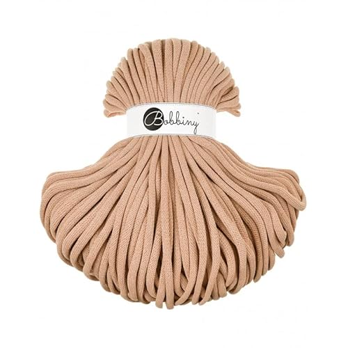 Bobbiny Jumbo 9 mm Rope-Garn 100 m Kordel (Biscuit) von Bobbiny