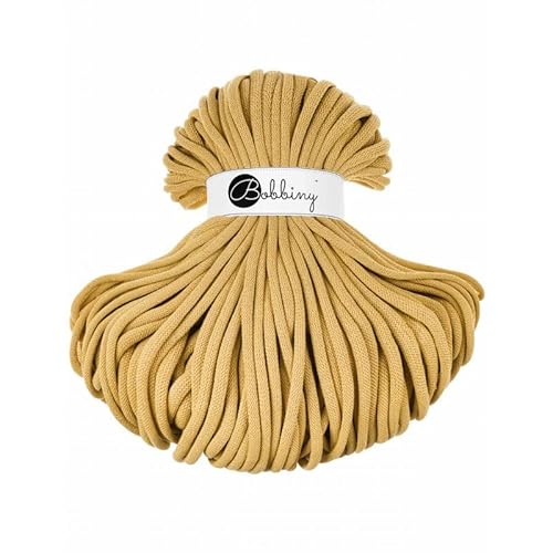 Bobbiny Jumbo 9 mm Rope-Garn 100 m Kordel (Honey) von Bobbiny