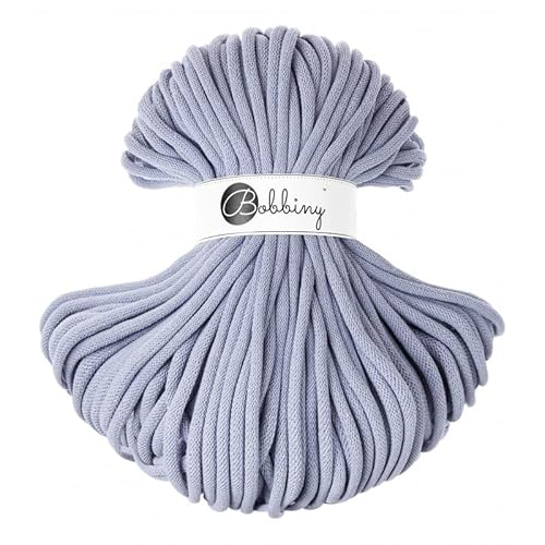 Bobbiny Jumbo 9 mm Rope-Garn 100 m Kordel (Iris) von Bobbiny