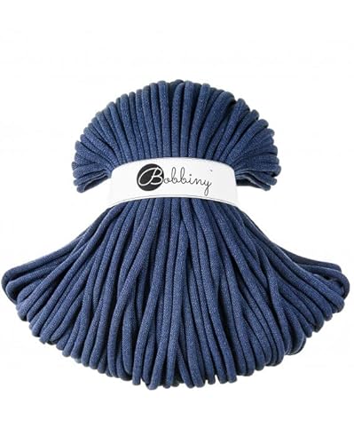 Bobbiny Jumbo 9 mm Rope-Garn 100 m Kordel (Jeans) von Bobbiny