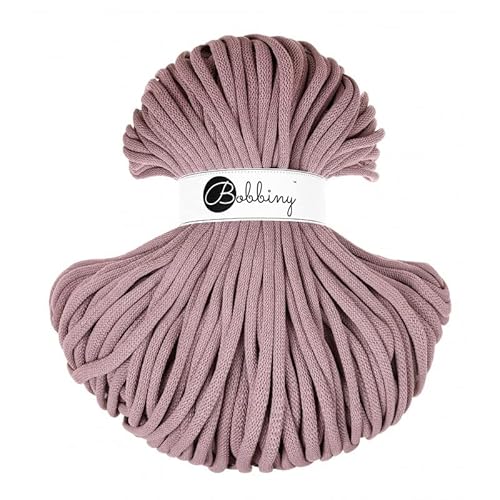 Bobbiny Jumbo 9 mm Rope-Garn 100 m Kordel (Mauve) von Bobbiny