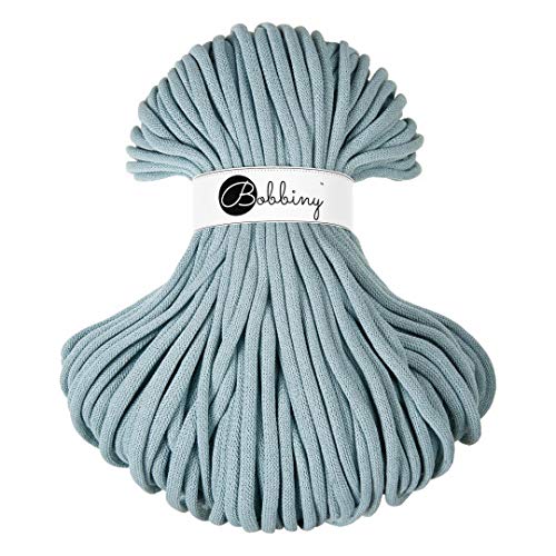 Bobbiny Jumbo 9 mm Rope-Garn 100 m Kordel (Misty) von Bobbiny