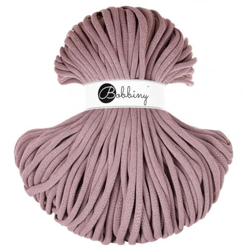 Bobbiny Jumbo-Makramee-Schnur, geflochten, 9 mm, Mauve, 100 m von Bobbiny