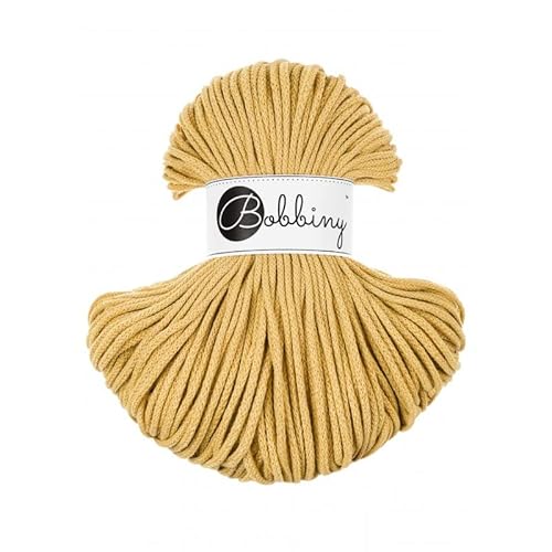 Bobbiny Junior 3 mm - Rope-Garn 100 m (Honey) von Bobbiny