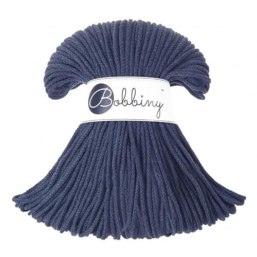 Bobbiny Junior 3 mm - Rope-Garn 100 m (Jeans) von Bobbiny