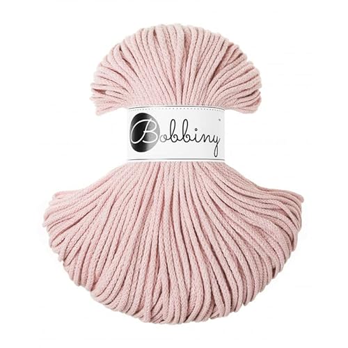 Bobbiny Junior 3 mm - Rope-Garn 100 m (Pastel Pink) von Bobbiny