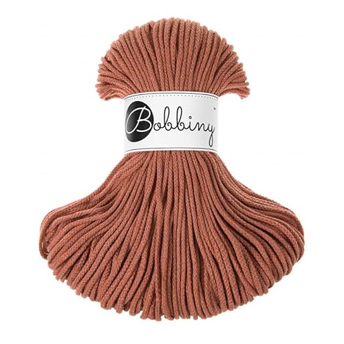 Bobbiny Junior 3 mm - Rope-Garn 100 m (Terracotta) von Bobbiny