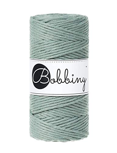 Bobbiny Macrame Cords 3 mm - 100 m - 100% Baumwolle (Laurel) von Bobbiny