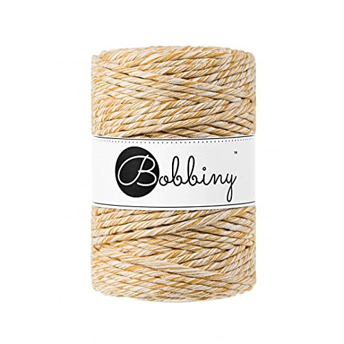 Bobbiny Macrame Cords 5 mm – 100 m Wahl (Sonnenblume) von Bobbiny