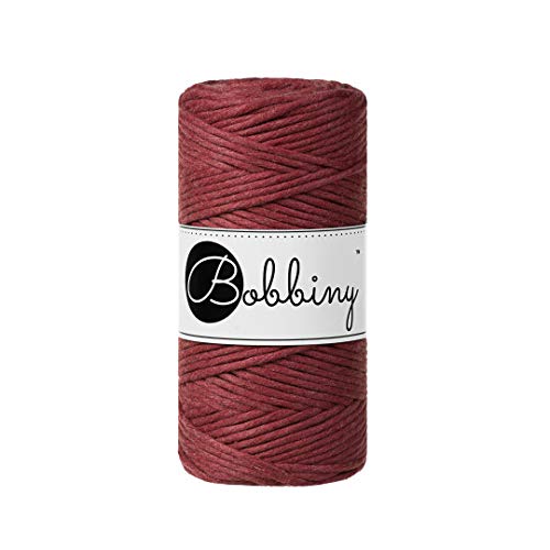 Bobbiny Macrame Cords 3 mm - 100 m Wahl (Wild Rose) von Bobbiny