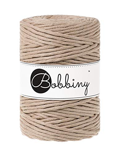 Bobbiny Macrame Cords 5 mm - 100 m Wahl (Sand) von Bobbiny