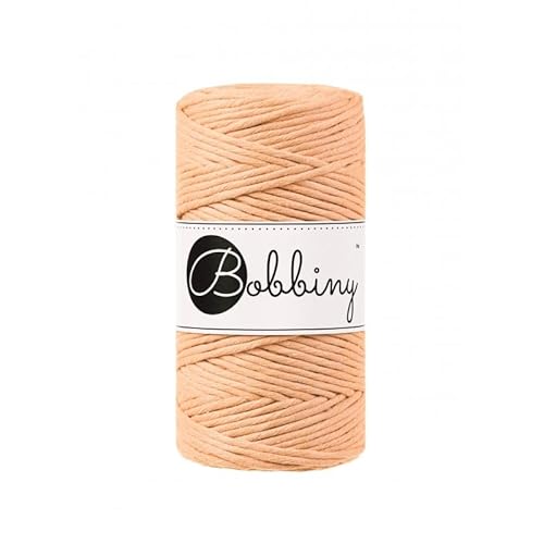 Bobbiny makramee schnur 3mm - peach fuzz von Bobbiny